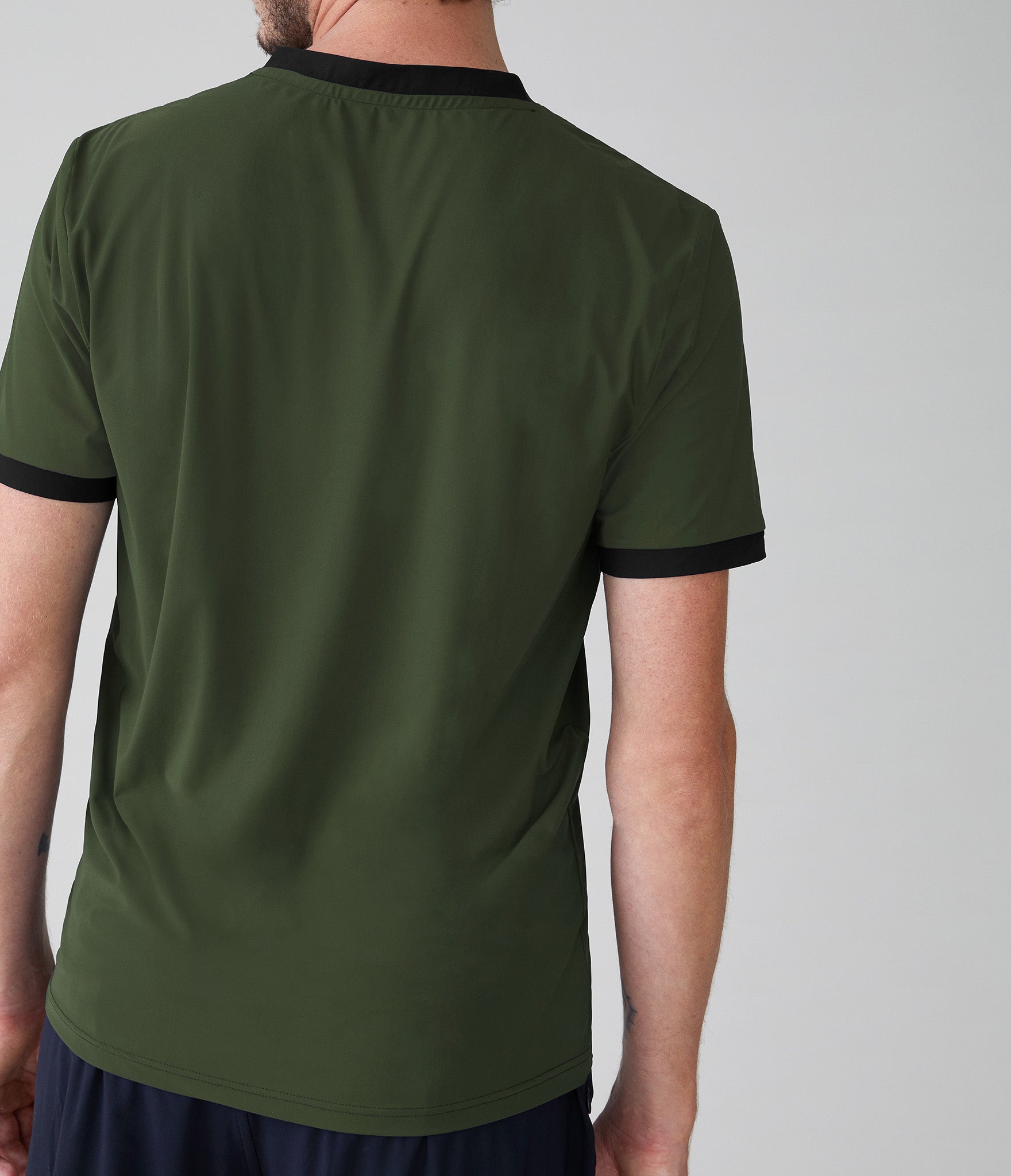 Monaco t-shirt - Stockholm – green Khaki Tryst