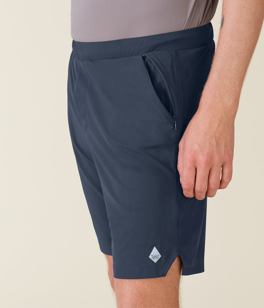 Soft shorts with inner pants. Composition: 71% polyamide, 29% elastane. Also available in Black. Tryst Stockholm is a Scandinavian clothing brand for an active urban lifestyle. Tryst means any meeting of special significance, whether public, personal or private, including those all-important meetings with oneself.
