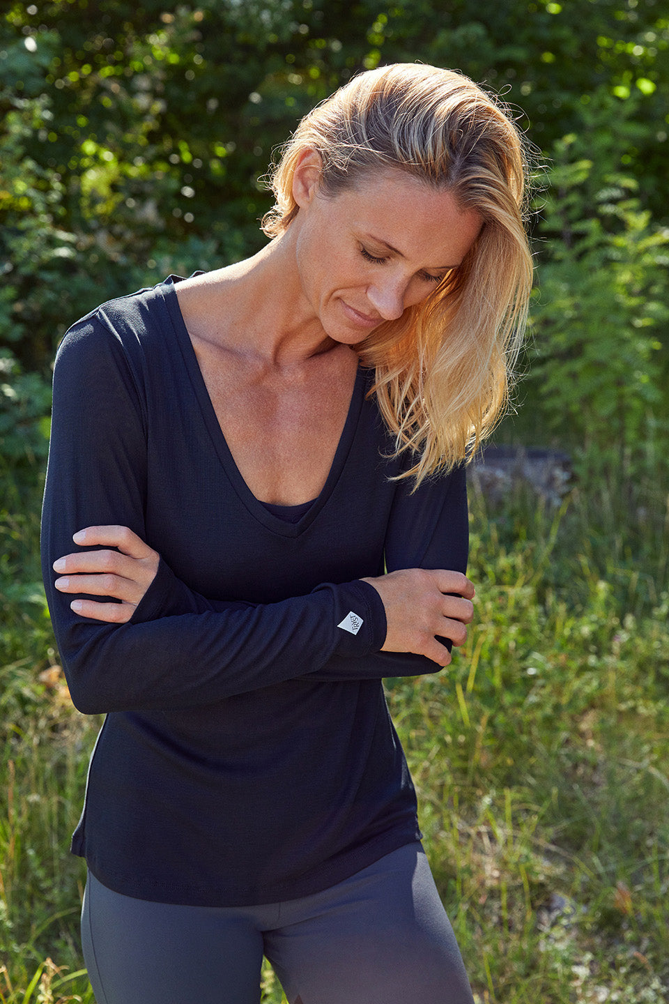 Oslo long sleeve t-shirt</br>Black