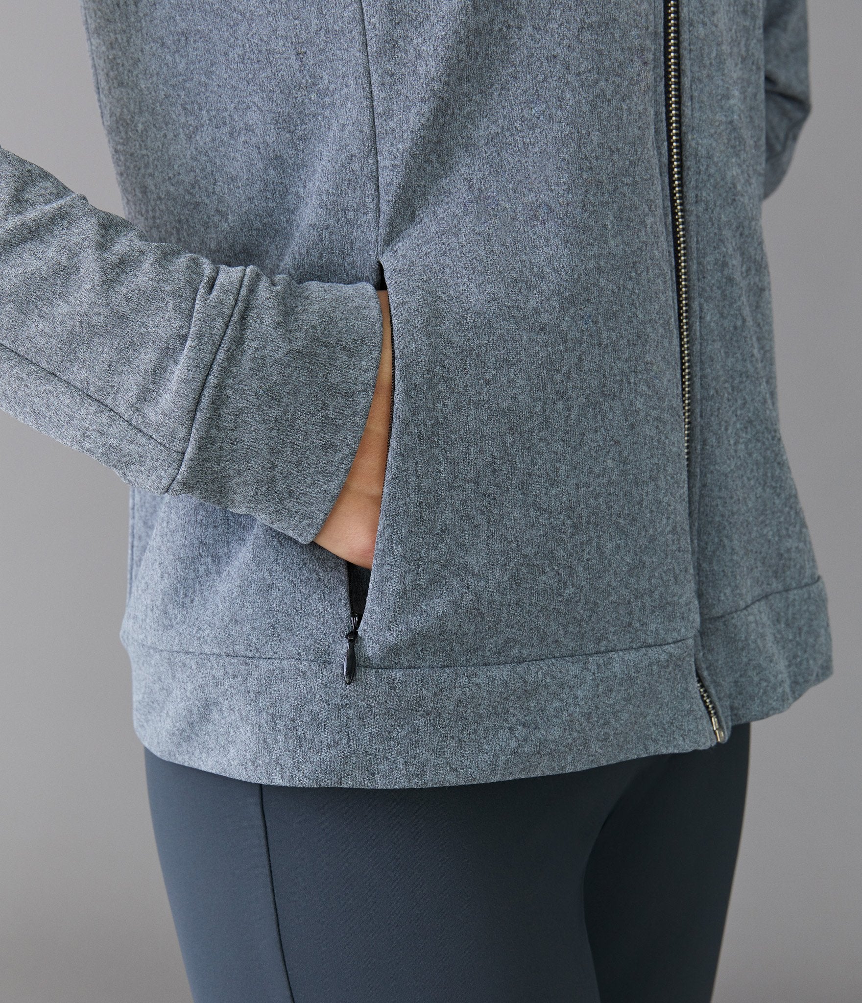 Chicago zip jacket</br>Grey