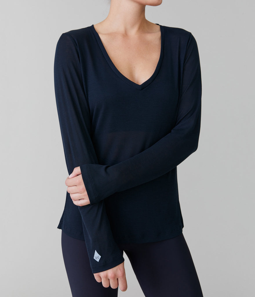 Oslo long sleeve t-shirt</br>Black