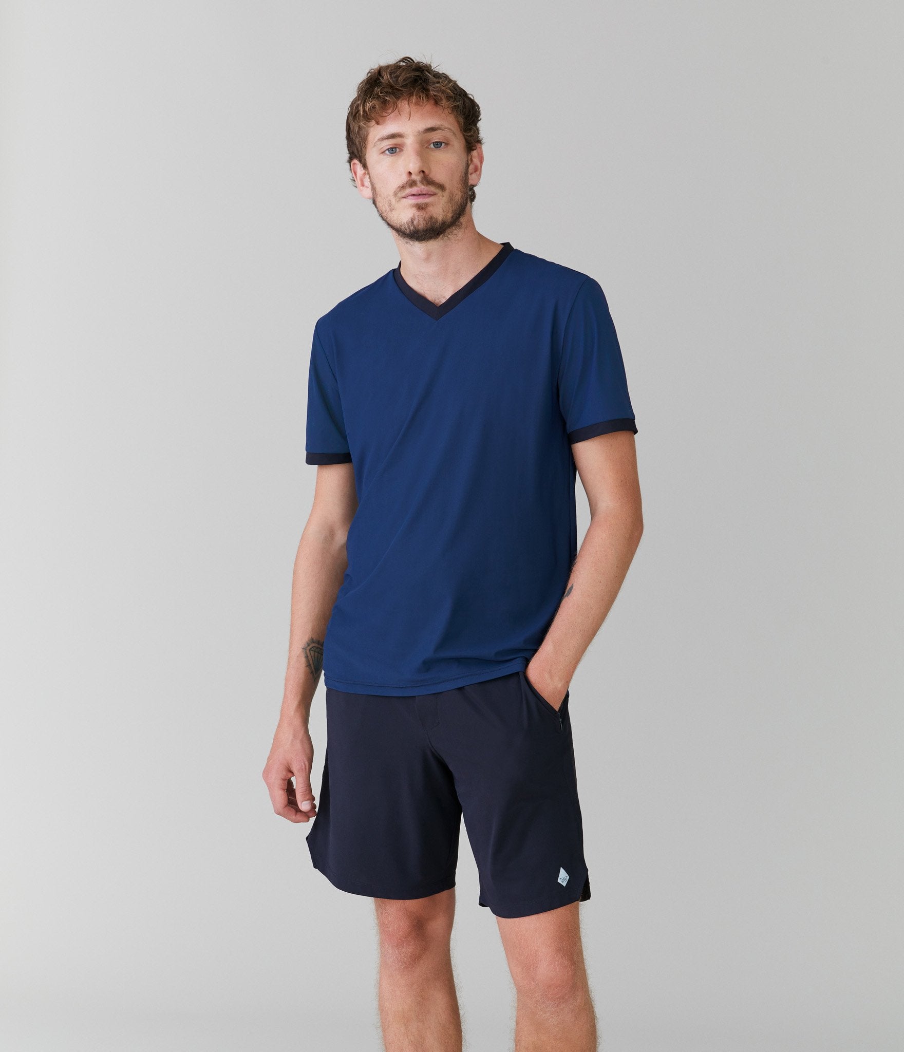 Monaco t-shirt</br>Dark navy/black
