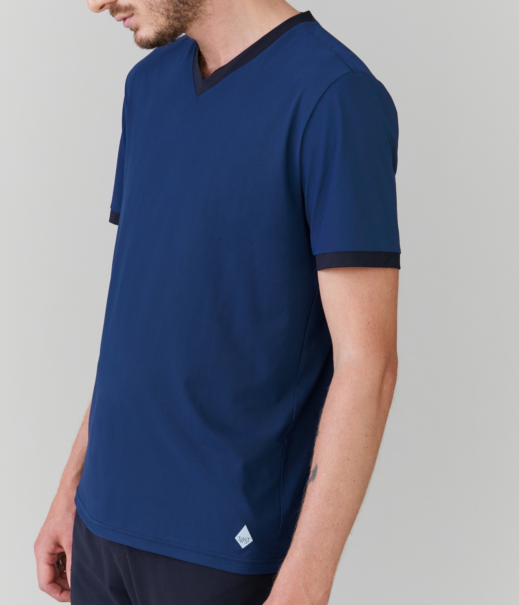 Monaco t-shirt</br>Dark navy/black
