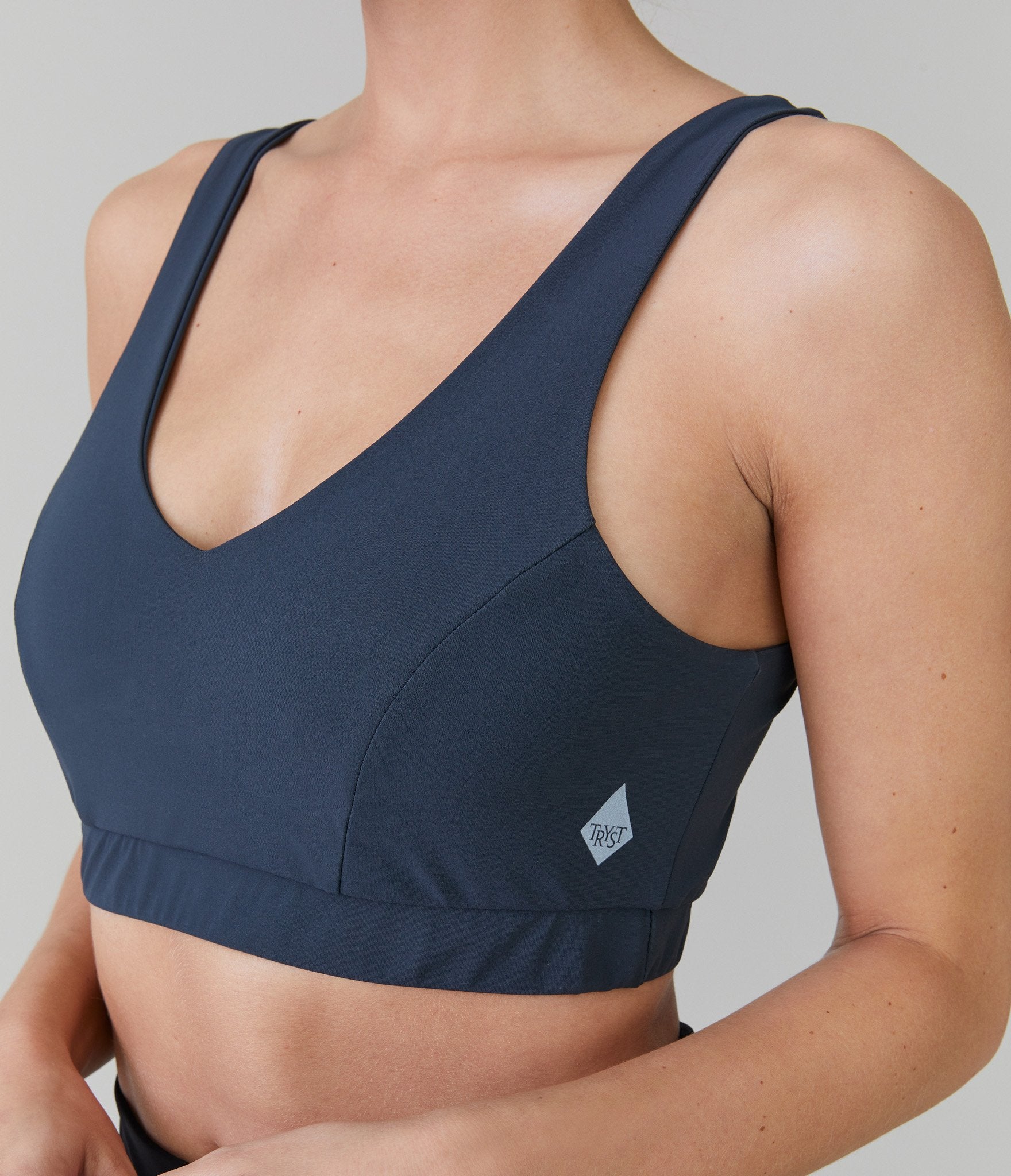 Vienna top</br>Dark grey/black