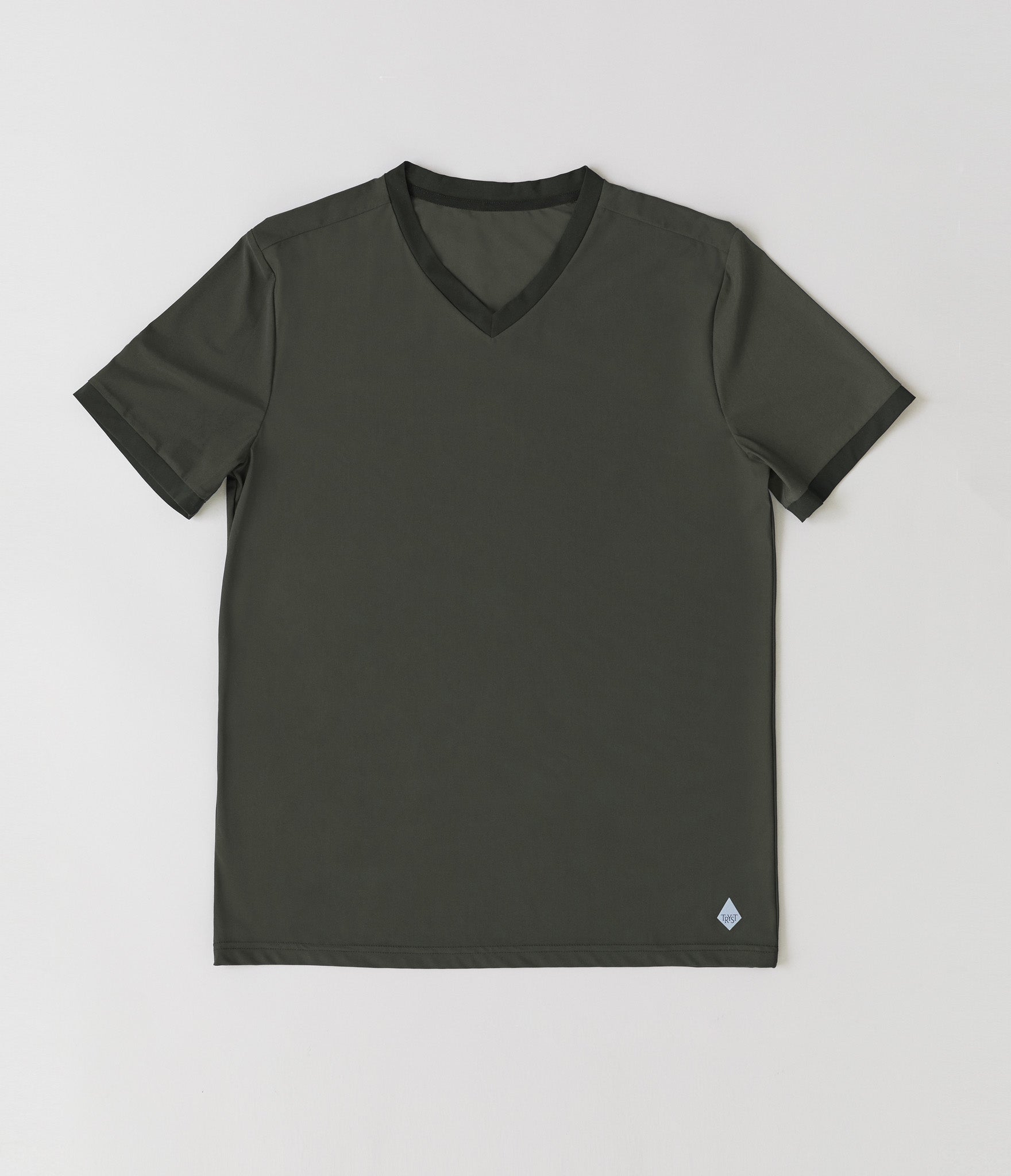 Monaco t-shirt - Khaki green – Tryst Stockholm