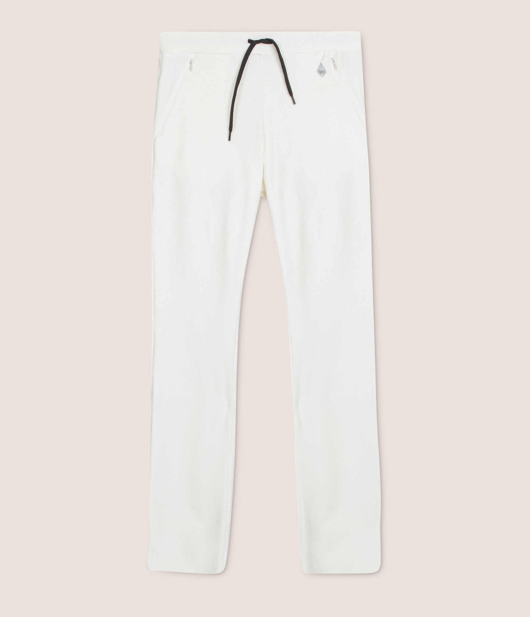 Alma velour trousers White