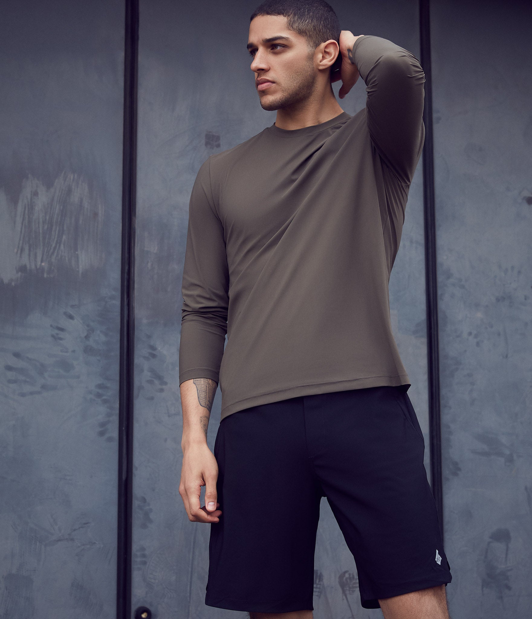 Rome long sleeve t-shirt</br>Khaki green